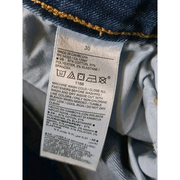 Old Navy women’s Mid-rise Power Slim Straight Jeans- Size 30-Plus Size- NWT - Picture 7 of 8